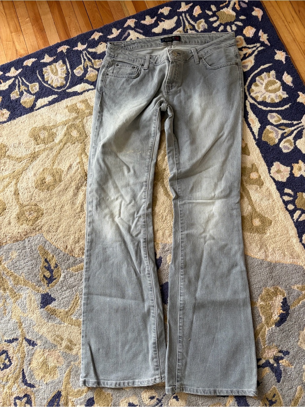 American Eagle 90s 00s Women's Gray Flare Jeans